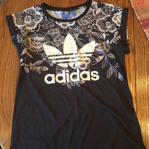 Adidas flower shirt